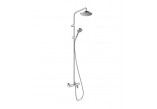 Sprchový set Hansgrohe Pulsify S Puro 260 1jet EcoSmart z Ecostat Fine i główką sprchovým 3jet - chróm
