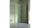Vaňová zástena New Trendy New Soleo Black 100x140 cm, pravé, dvojdielny, sklo číre