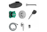 Sprchový set Hansgrohe Pulsify S 260 1jet s batériou termostatickou Ecostat Comfort S i iBox universal 2, podomietkový, chróm