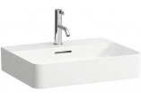 Umývadlo stenová LAUFEN VAL 550 x 420 mm SaphirKeramik s otvorom pre batériu biela