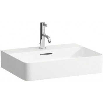 Umývadlo na stěnu 550 x 420 mm SaphirKeramik s otvorom pre batériu biela- sanitbuy.pl