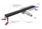 Žľab, pełny Súprava, Wiper New Premium, 1200mm, wzór Ponente, Povrchová úprava poler
