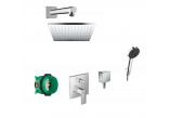 Sprchový set Hansgrohe Vernis Shape 230, podomietkový, 2 výstupy vody, chróm