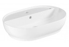 Umývadlo závesné Grohe Essence, 60cm, z prepadom, otvor na batériu, biely