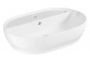 Umývadlo závesné Grohe Cube Ceramic, 60cm, z prepadom, otvor na batériu, alpská bielaa