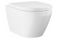 Závesné wc Grohe Euro Ceramic, 54x37cm, bezkołnierzowa s pozvoľným sklápaním sedadlo - alpská bielaa