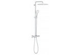 Sprchový set Grohe Euphoria System 260 s termostatom na montáž na stenu, s hlavovou sprchou okrągłą 26 cm - phantom black