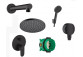 Sprchový set Hansgrohe Zesis S, Activera S 240, podomietkový, 2 výstupy vody, chróm