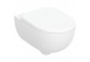 Súprava wiszącej misy WC Geberit Selnova 54x35,5 cm, lievikový, TurboFlush, s sedadlom klozetovým - biela