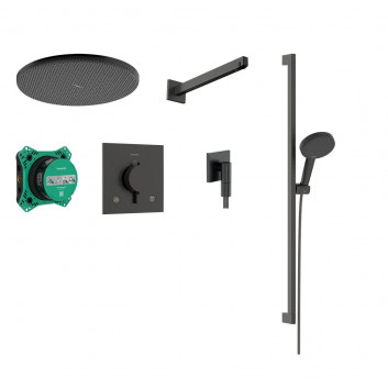 Sprchový set Hansgrohe Crometta S 240 1jet, podomietkový, Batéria páková, Horná sprcha 24cm, sluchátko 2-funkčná, chróm