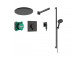 Sprchový set Hansgrohe Crometta S 240 1jet, podomietkový, Batéria páková, Horná sprcha 24cm, sluchátko 2-funkčná, chróm