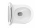 Závesné wc SILENT POWER™ Omnires Ottawa,s pozvoľným sklápaním sedadlo, 49x37cm, biely lesklá
