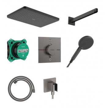 Sprchový set Hansgrohe Croma 220 súprava s termostatom a stropnou sprchou