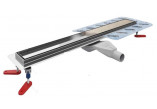  Súprava Wiper New Premium ZK Revers (Rošt 2w1), žľab 90 cm z rotačným syfonem snake 360, szlif