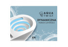Misa WC Závěsná EMPORIA NOX 1.1, 53x36 cm, bez splachovacieho kruhu, system spłukiwania wirowego AquaTwist, s pozvoľným sklápaním sedadlo slim