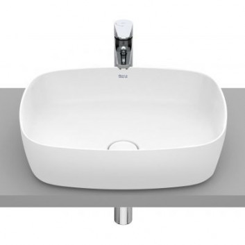 Umývadlo na dosku 37cm Roca Inspira Round okrúhla, S povrchom Superglaze biela