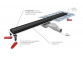 Súprava Wiper New Premium, žľab 110 cm, Ponente, z rotačným syfonem snake 360, szlif