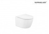 Misa závesné WC Roca Meridian Rimless Compacto, 48x36cm, bez kołnierza, biela