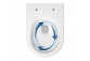 Súprava Cersanit SET C951: Misa WC Závěsná Cersanit Intro Pro Oval Tornado 36x48,5 cm s sedadlom duroplastową Slim - biela