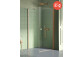 Vaňová zástena New Trendy New Soleo Black 100x140 cm, pravé, dvojdielny, sklo číre