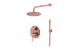 Sprchový set Emporia Fly, s hlavovou sprchou okrągłą 25 cm - chróm