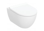 Misa ustępowa Geberit Acanto Závěsná 51x35 cm, skryté mocowania, Rimfree - biela