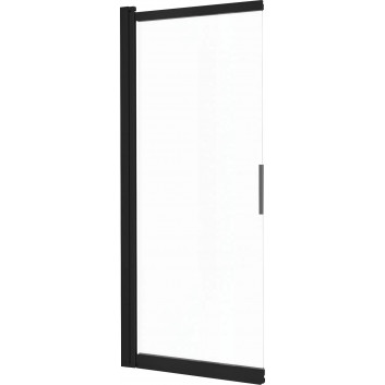 Pevná bočná stena Deante Prozma walk-in 80x195 cm - sklo transparentní, profil brúsená oceľ