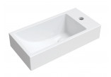 Umývadlo na postavenie na dosku Omnires Marble+ 59x31cm biely lesklá MaltaBP- sanitbuy.pl