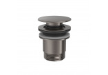 Odtok umývadlový Tres, click-clack, 63mm, 24-K zlato matowe