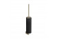 Wc štětka Gessi Ingranaggio, stenová, z czarną ceramiką - Black Kov Brushed PVD