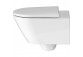 Misa toaletná Závěsná Duravit D-Neo Rimless, 54x37cm, bez rantu spłukującego, upevnenie Durafix, 4,5 l, UWL klasa 1 - biela półmatowa