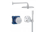 Sprchový set podomietkový Grohe Grohterm SmartControl Rainshower 310 SmartActive , Oceľ Szczotkowana