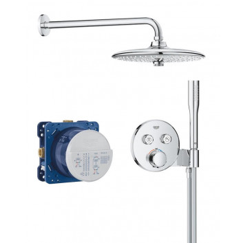 Sprchový set podomietkový Grohe Grohterm SmartControl Rainshower 310 SmartActive , Oceľ Szczotkowana