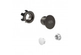 Zaślepki Gessi - Black Kov Brushed PVD