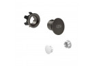 Zaślepki Gessi - Black Kov Brushed PVD