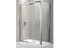 Dverí posuvné Novellini Lunes P 72-78 cm trojdielny, profil chróm, sklo číre