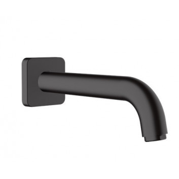 Umyvadlová batéria Hansgrohe Vernis Shape páková, s výtokovým ramenom 20,7 cm, stenová, podomietková - čierna matnéný