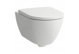 Misa WC Laufen Pro X Závěsná, 36 x 54 cm, Silent Flush Rimless, EasyFit 3.0 - biela