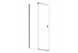 Pevná bočná stena Deante Prizma walk-in 120x195 cm - sklo číre, profil titanium
