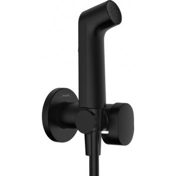 Ručná sprcha Hansgrohe Bidette 1jet S EcoSmart so zmiešavačom, držiakom i hadicou sprchovým 125 cm - hnedá kefovaná