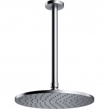 OMNIRES SLIMLINE Horná sprcha s ramenom, ø25 cm - grafit
