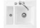 Drez keramický Vstavaná 62x51 cm Villeroy & Boch SUBWAY XM - komora s pravé