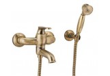 Vaňová Batéria so sprchovým systemom Omnires Art Deco - antický bronz