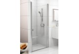 Dverí wnękowe CSD1-80 Ravak Chrome jednoelementowe, satén + transparent