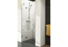 Dverí sprchové BSD2-80 P Ravak Brilliant dwuelementowe - pravé, chróm + transparent