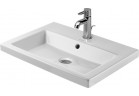 Umývadlo Duravit Závěsná biela séria 2nd Floor 60x43 cm Jednootvorové