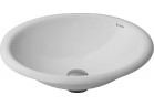Umývadlo Duravit Architec na dosku śr. 45 cm, bez otvoru