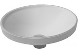 Umývadlo Duravit Architec pod dosku śr.37,5 cm
