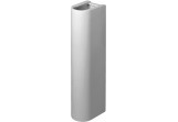 Stĺp pre umývadlo Duravit Starck 3, 150x210 mm, biela