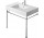 Montážní prvek Duravit Vero do Umywalki 032910, chróm